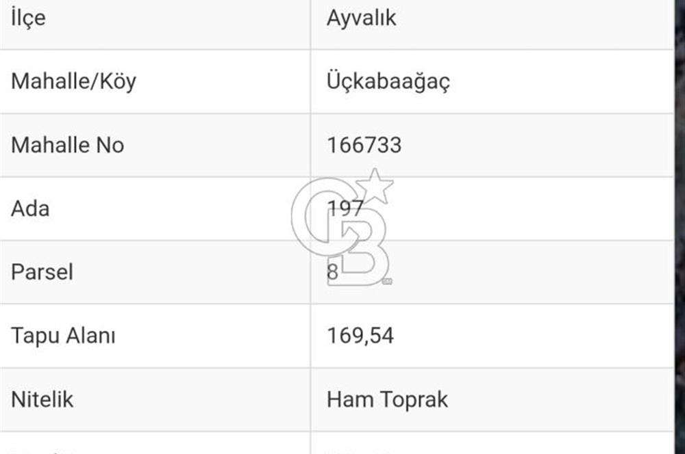 Ayvalık Altınovaya 5Km Mesafede 420 m²Arsa İçinde Kargir Köy Evi