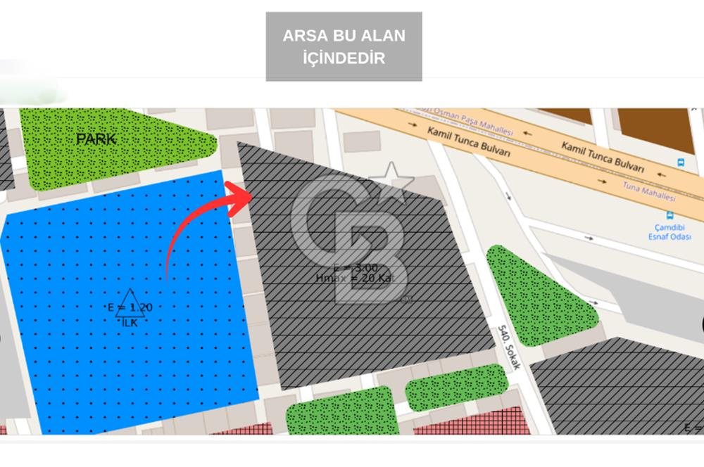 Bornova Çamdibi Kamil Tunca Yakını İmarlı Satılık Arsa