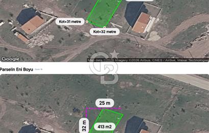 EDİRNE ENEZ GAZİÖMERBEY MAHALLESİNDE 412 m² MÜSTAKİL ARSA