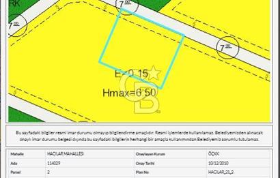 GÖLBAŞI HACILAR’DA  MUSTAKİL TAPULU 1500.m² SATILIK ARSA