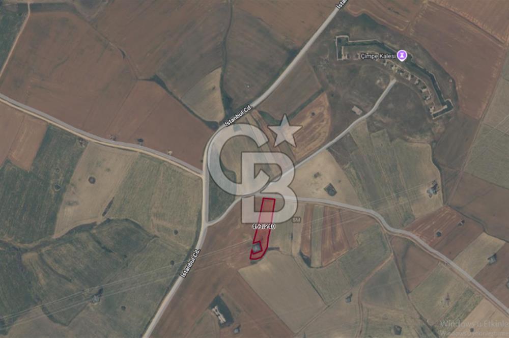 GELİBOLU / BOLAYIR KÖYÜNDE SAROZ VE BOĞAZ MANZARALI TARLA