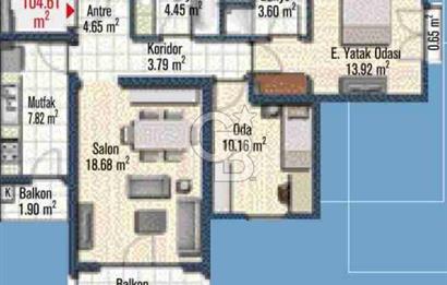İzmir Mavişehir Soyak A Etapta Kiralık 2+1 104 M² Daire