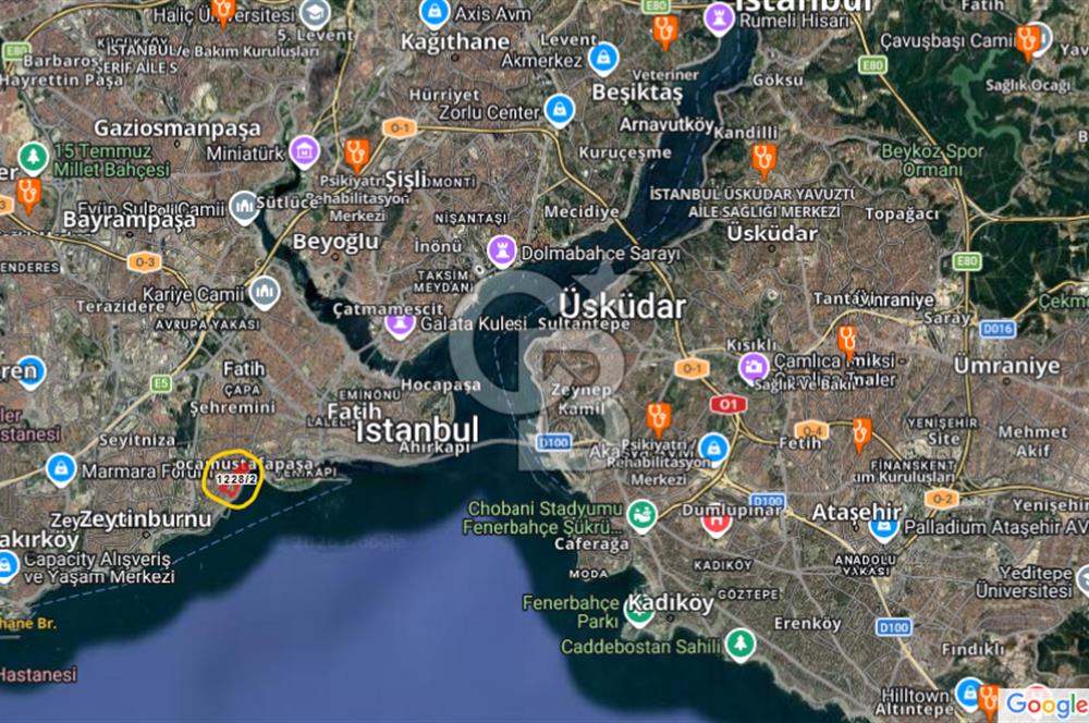 FATİH HACIHÜSEYİNAĞA, DENİZE 150M DENİZ MANZARALI 121M2 MÜSTAKİL