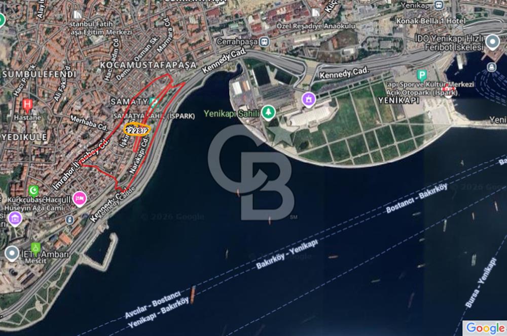 FATİH HACIHÜSEYİNAĞA, DENİZE 150M DENİZ MANZARALI 121M2 MÜSTAKİL