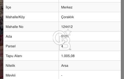 Çorum Merkezde Villa İmarlı Satılık Arsa