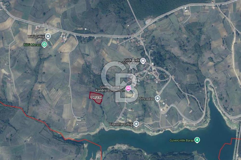 Kocaeli Kandıra'da Göl Manzaralı Satılık Yatırımlık Tarla