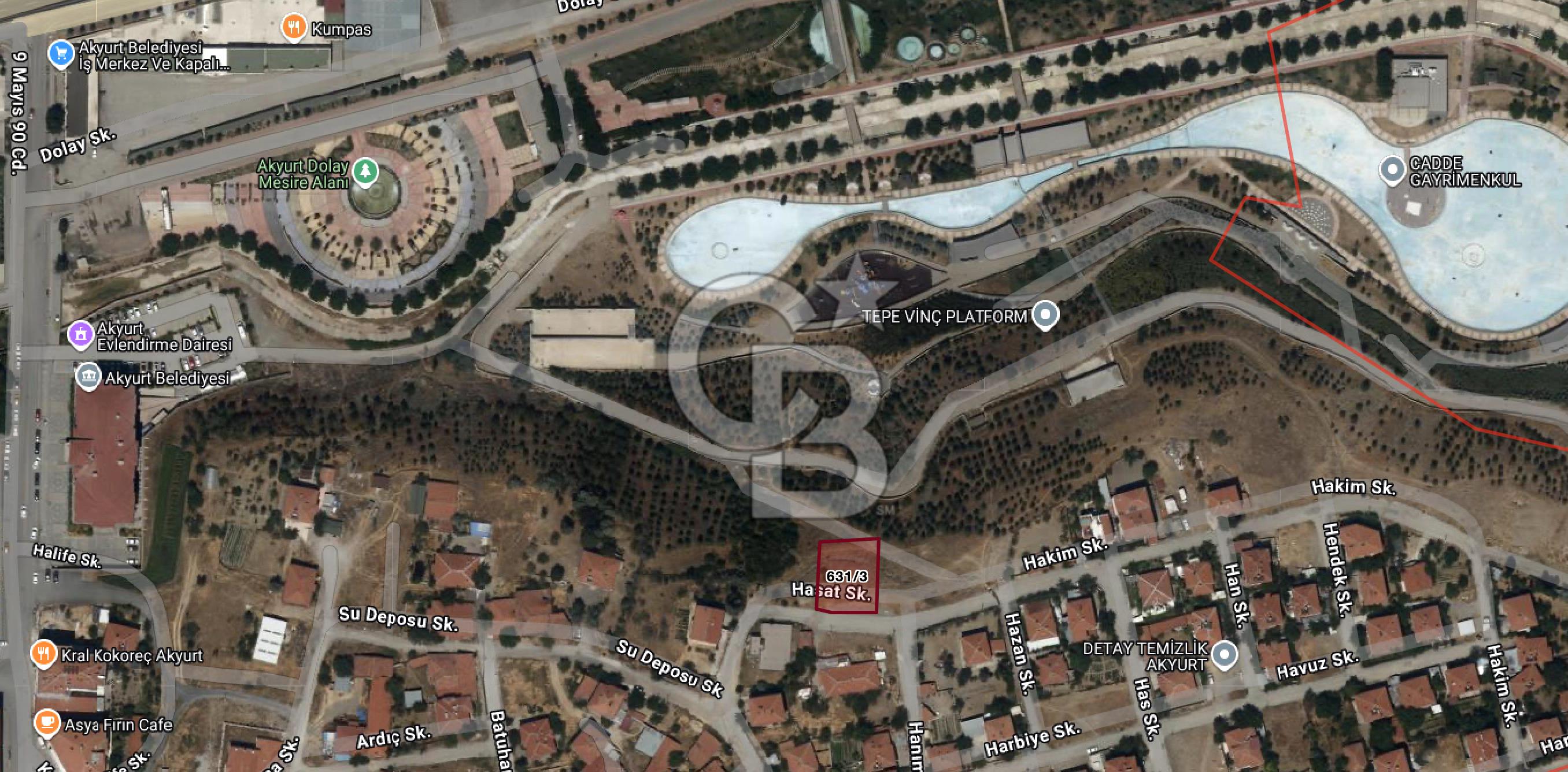 AKYURT BEYAZIT MAHALLESİNDE SATILIK ARSA HİSSESİ 131 m²