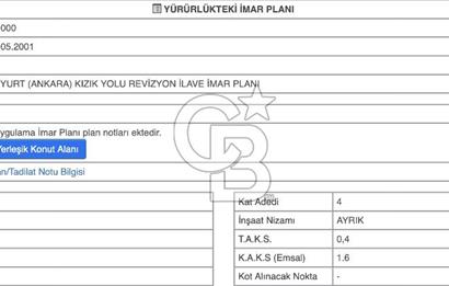 AKYURT BEYAZIT MAHALLESİNDE SATILIK ARSA HİSSESİ 131 m²