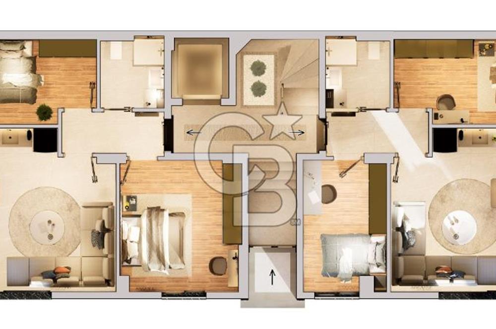 EFES SELÇUK’TA PROJEDEN SATILIK  ULTRA LÜKS 2+1 DAİRE