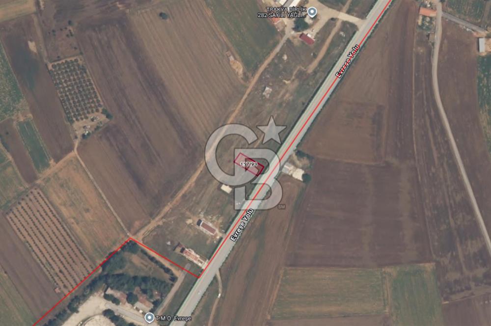 Gelibolu Evreşe'de Yol Cepheli İmarlı Arsa