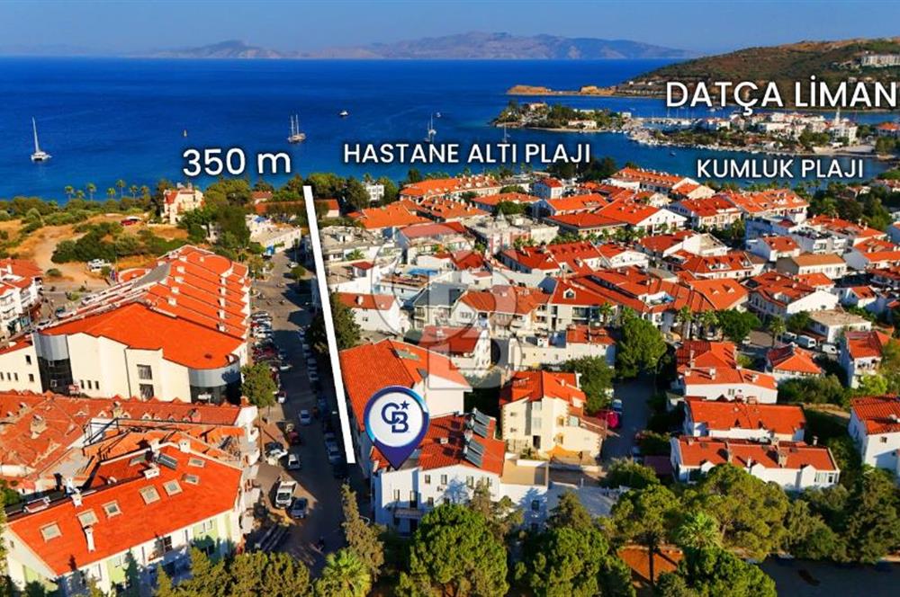 Datça'nın Kalbinde Denize ve Merkeze 5 Dakika Mesafede 2+1 100m2