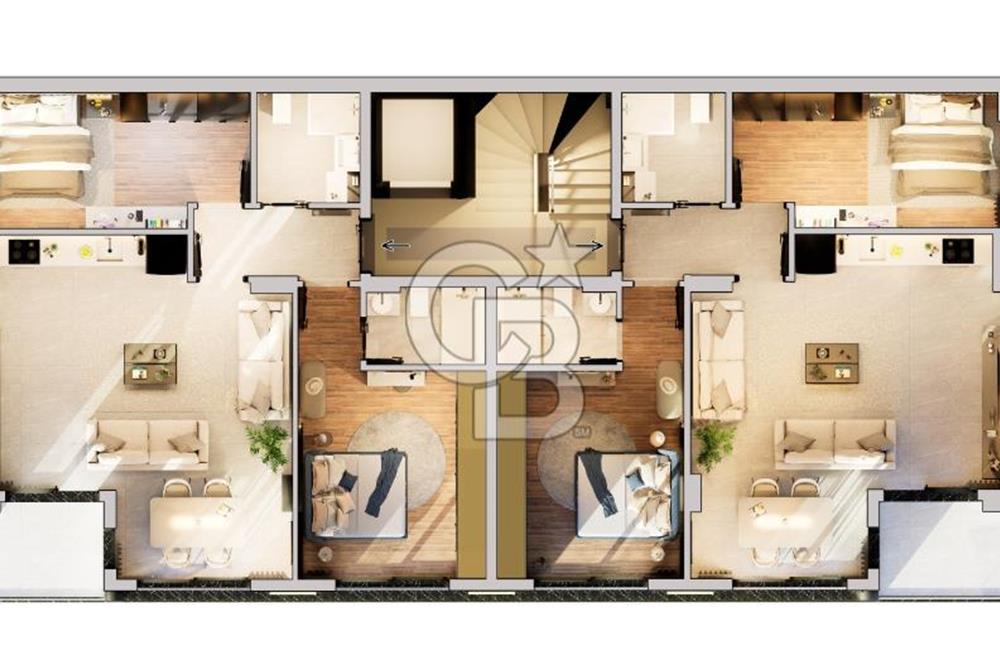EFES SELÇUK’TA PROJEDEN SATILIK  ULTRA LÜKS 2+1 DAİRE