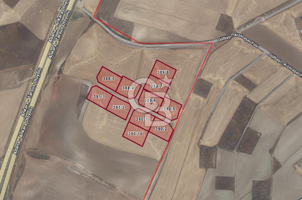 GÖLBAŞI KIZILÇAŞARDA VİLLA İMARLI 3000 m2 SATILIK ARSA