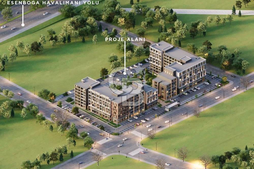 ESENBOĞA HAVALİMANI YAKINI NOUVA PORT SATILIK FIRSAT 1+1 DAİRE