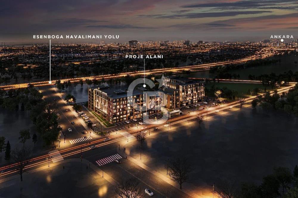 ESENBOĞA HAVALİMANI YAKINI NOUVA PORT SATILIK FIRSAT 1+1 DAİRE