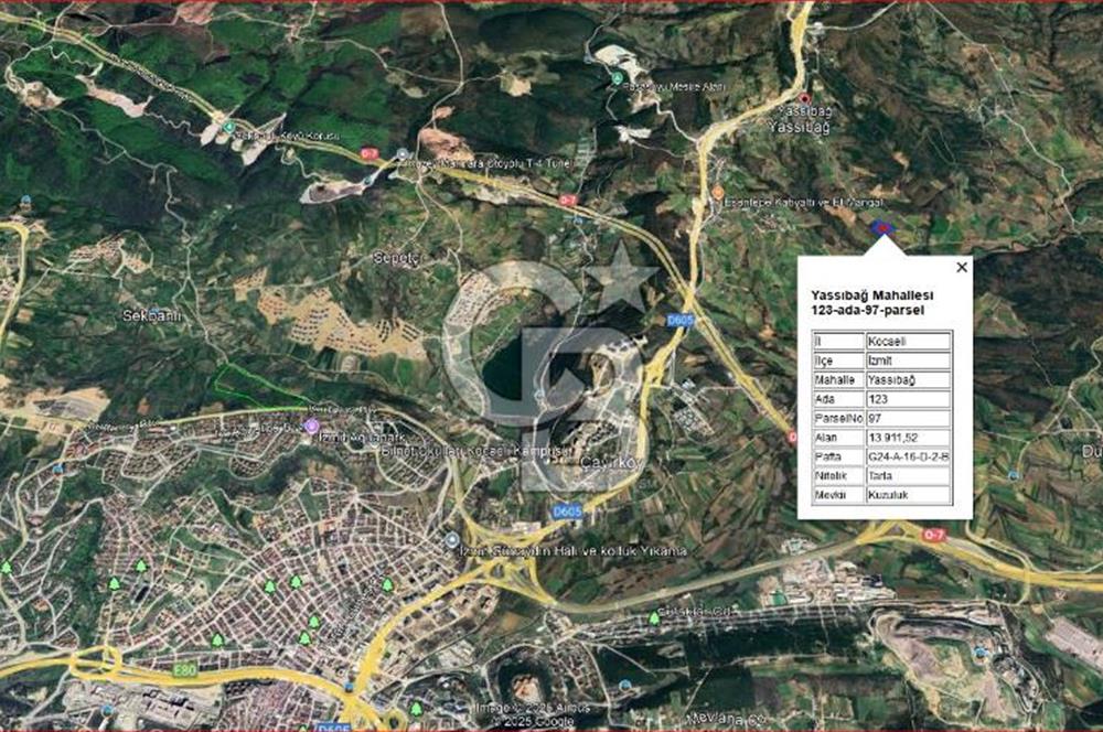 İZMİT YASSIBAĞ KANDIRA OTOYOLUNA YAKIN FIRSAT 13.911 m2