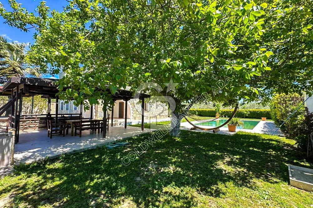 Kuşadası Yaylaköy’de Full Deniz Manzaralı, Zeytinlik İçerisinde Satılık Özel Malikane