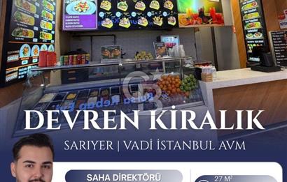 Prestijli AVMde 27 m² Devren Kiralık Hazır Kurulu RestoranT