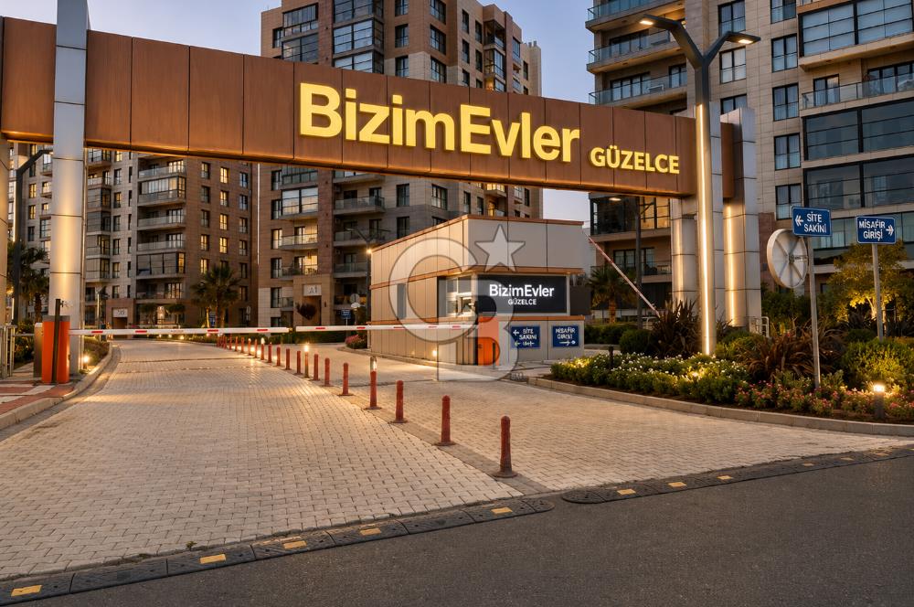 BİZİMEVLER GÜZELCEDE DENİZ MANZARALI,LÜKS MİMARİ TASARIMLI DAİRE