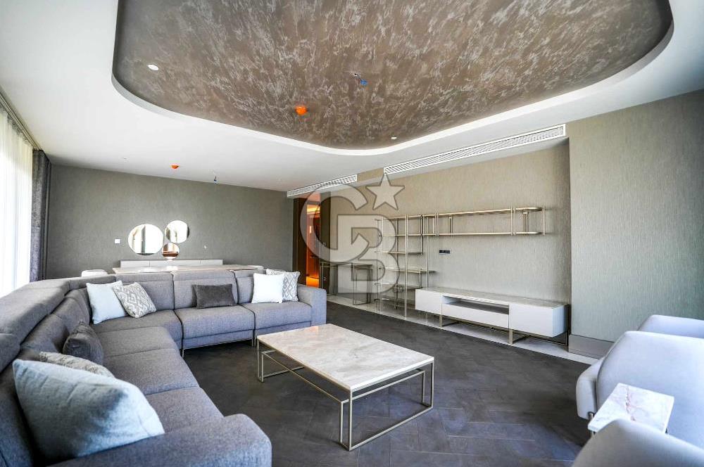 YEDİ MAVİ'DE  DENİZ MANZARALI KİRALIK EŞYALI LÜKS 5+1 DAİRE 