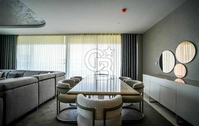 YEDİ MAVİ'DE  DENİZ MANZARALI KİRALIK EŞYALI LÜKS 5+1 DAİRE 