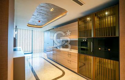 YEDİ MAVİ'DE  DENİZ MANZARALI KİRALIK EŞYALI LÜKS 5+1 DAİRE 