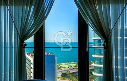YEDİ MAVİ'DE  DENİZ MANZARALI KİRALIK EŞYALI LÜKS 5+1 DAİRE 