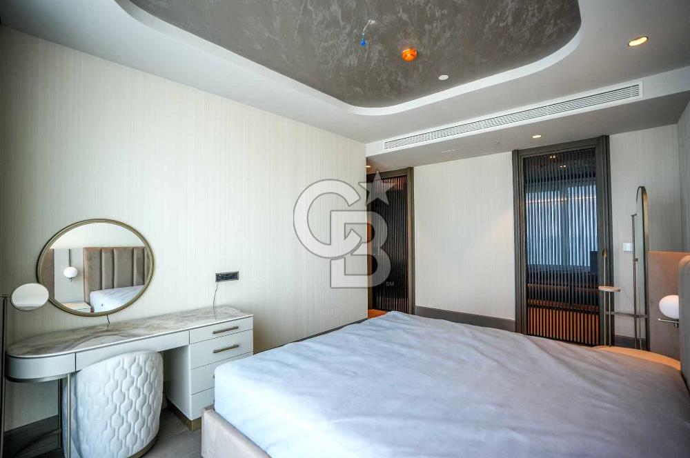 YEDİ MAVİ'DE  DENİZ MANZARALI KİRALIK EŞYALI LÜKS 5+1 DAİRE 