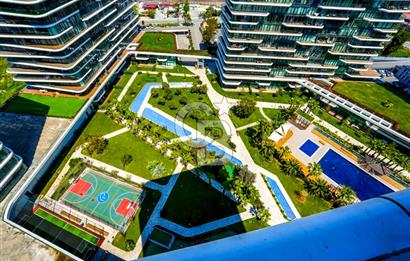 YEDİ MAVİ'DE  DENİZ MANZARALI KİRALIK EŞYALI LÜKS 5+1 DAİRE 
