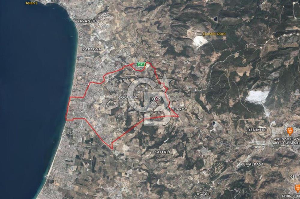 Satılık Kuşadası Soğucak'ta 15/30 Konut Emsalli Arsa