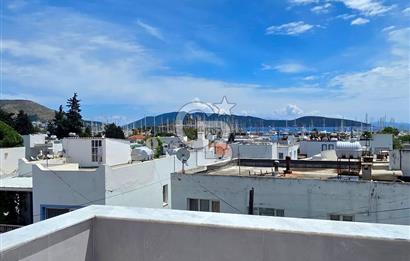BODRUM YENİKÖY'DE MARİNA MANZARALI TİCARİ KULLANIMA UYGUN 2+1