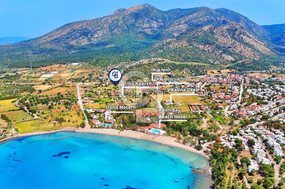 Datça Emecik'te Satılık İnşaata Hazır Otel Arsası