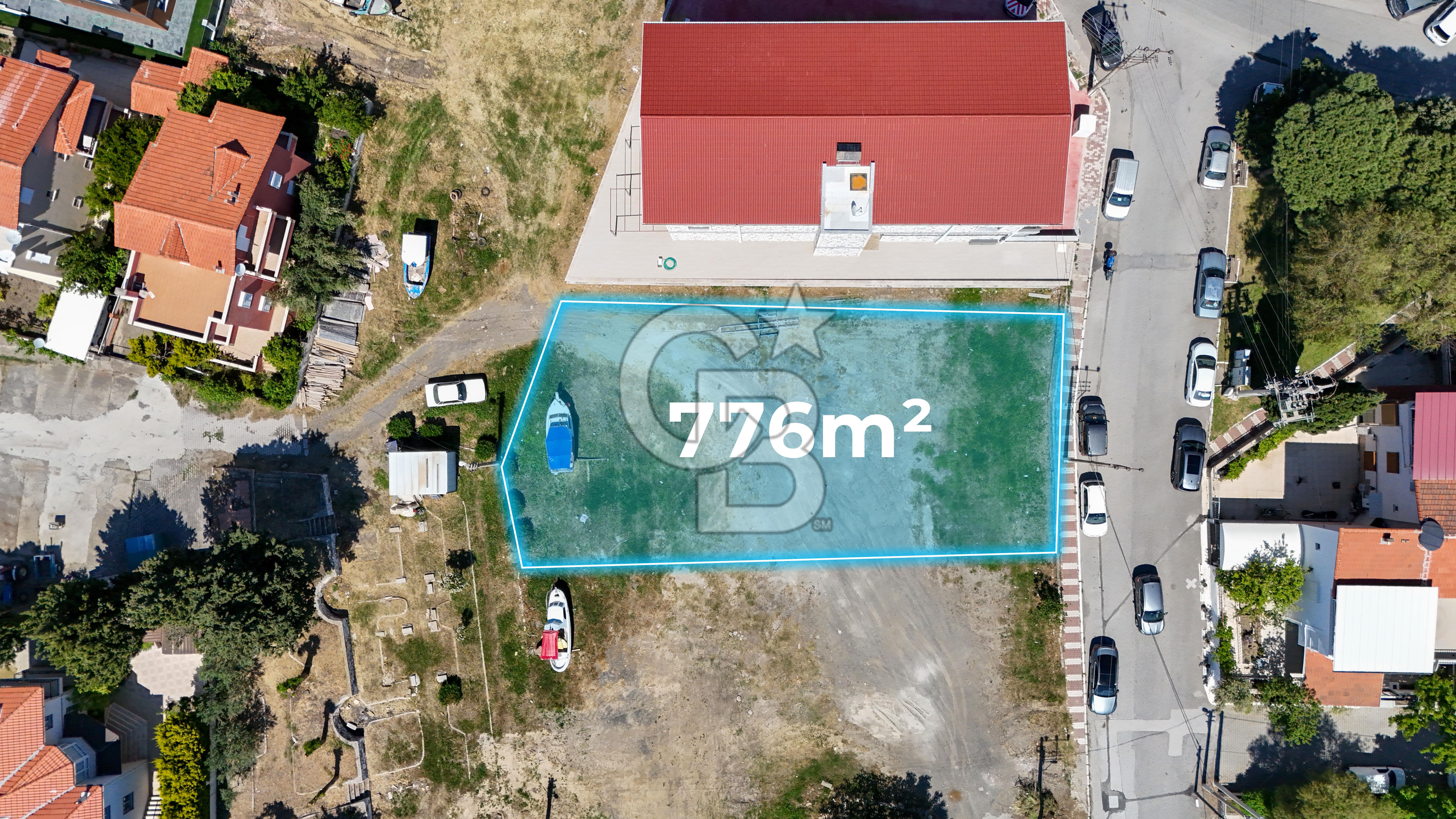 ALİAĞA ŞAKRAN'DA DENİZE 100 MT MESAFEDE 776 m² SATILIK ARSA