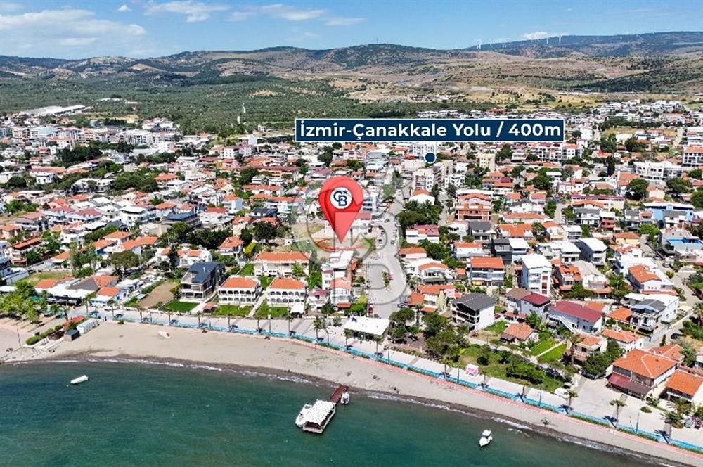 ALİAĞA ŞAKRAN'DA DENİZE 100 MT MESAFEDE 776 m² SATILIK ARSA