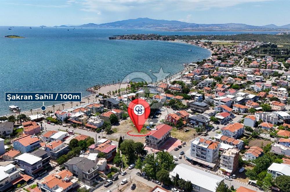 ALİAĞA ŞAKRAN'DA DENİZE 100 MT MESAFEDE 776 m² SATILIK ARSA