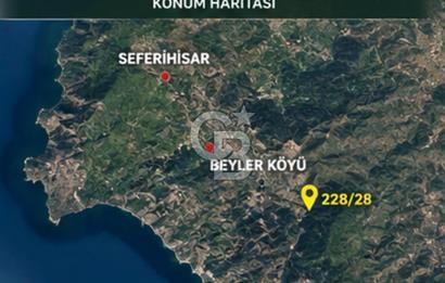 Seferihisar Beylerde Bağ Evine Uygun Güney Cepheli Zeytinlik