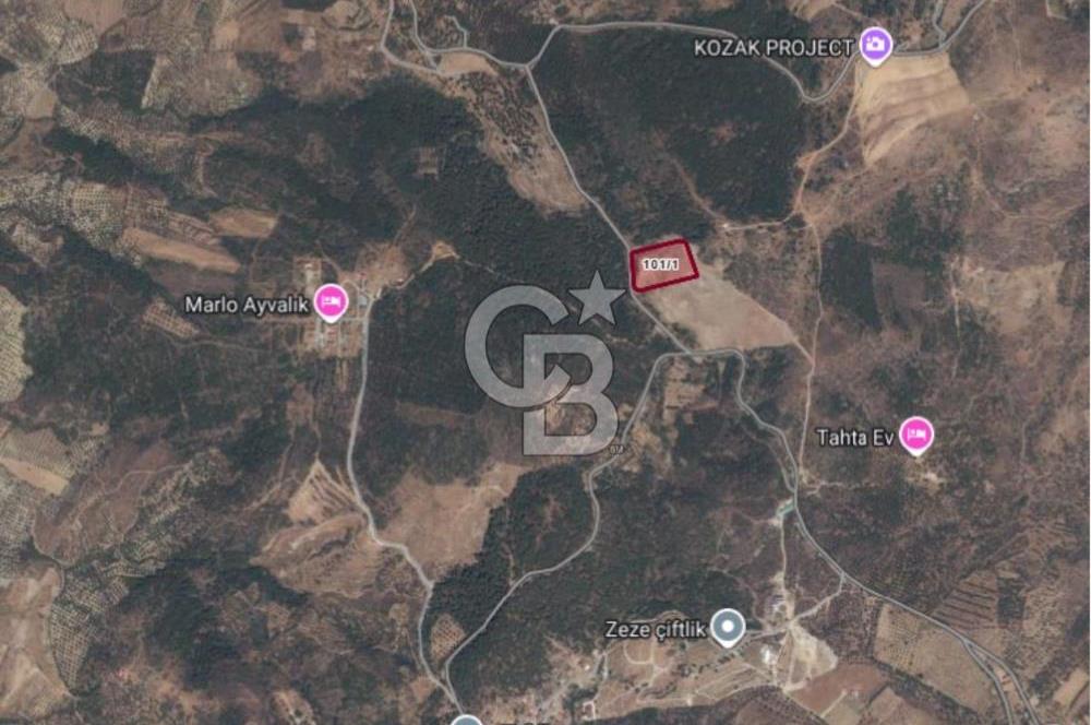 AYVALIK HACIVELİLER KÖYÜNDE VİLLA İMARLI SATILIK ARSA