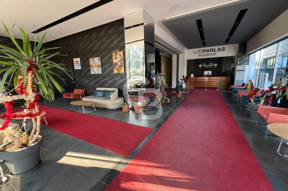 Bornova Lobi Parlas'da Kiralık 1+1 Daire