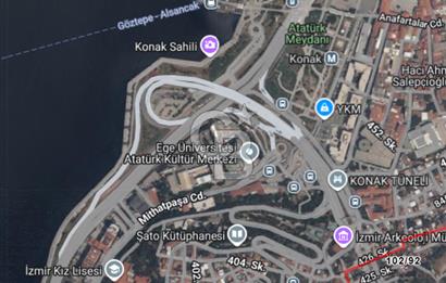 KONAK NAMIK KEMAL MAH. PANSİYON TERCİHLİ SATILIK 75 MK ARSA CBPH