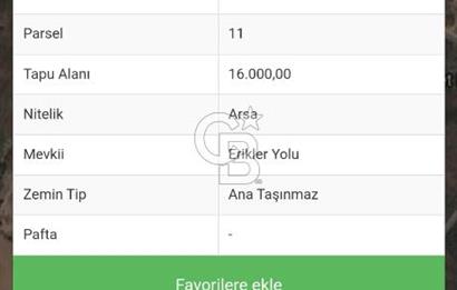 Kırklareli Merkez Satılık Ticari İmarlı 16.000 M2 Arsa