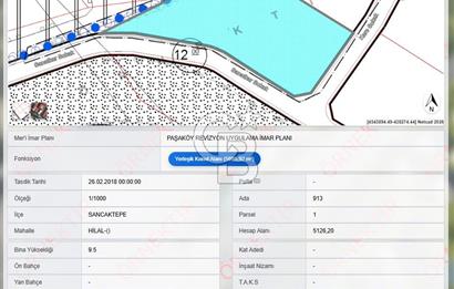 SANCAKTEPE HİLAL MAHALLESİ VİLLA İMARLI ARSA
