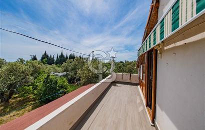 ASSOS AHMETÇE'DE DENİZE 90 m 2.698 m² BAHÇELİ ÇİFT GİRİŞLİ VİLLA