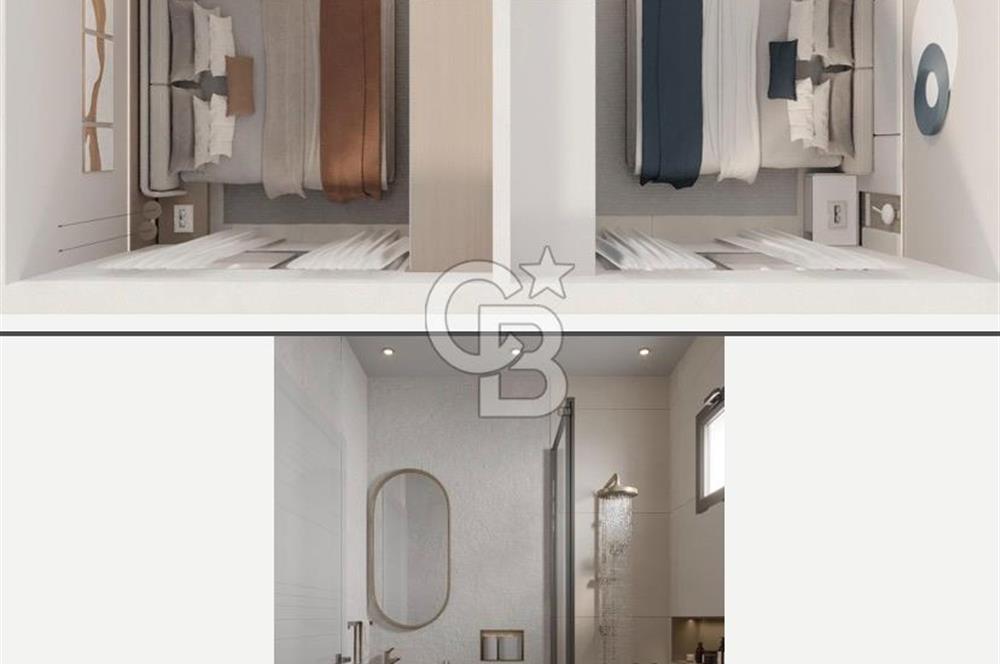 Bodrum Eskiçeşme'de Merkezde ve Marinaya Yakın Projeden 2+1 Satılık Daire