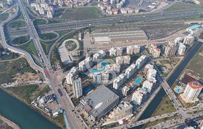 Mavişehir Karya Evleri Havuz Manzaralı Satılık 3+1 Bahçe Katı