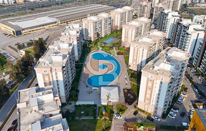Mavişehir Karya Evleri Havuz Manzaralı Satılık 3+1 Bahçe Katı
