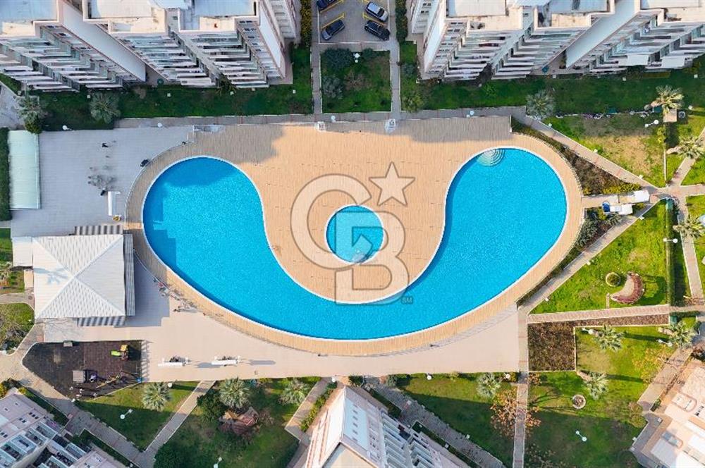 Mavişehir Karya Evleri Havuz Manzaralı Satılık 3+1 Bahçe Katı