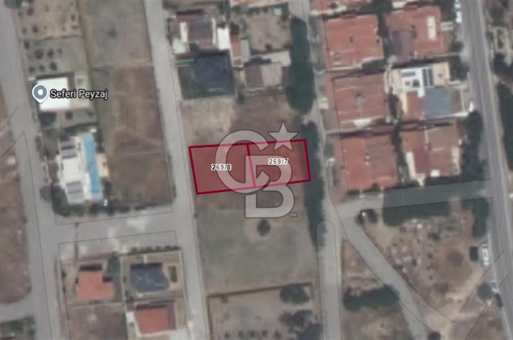 Mordoğan'da Önü Kapanmaz 307m² Köşe Villa Parseli