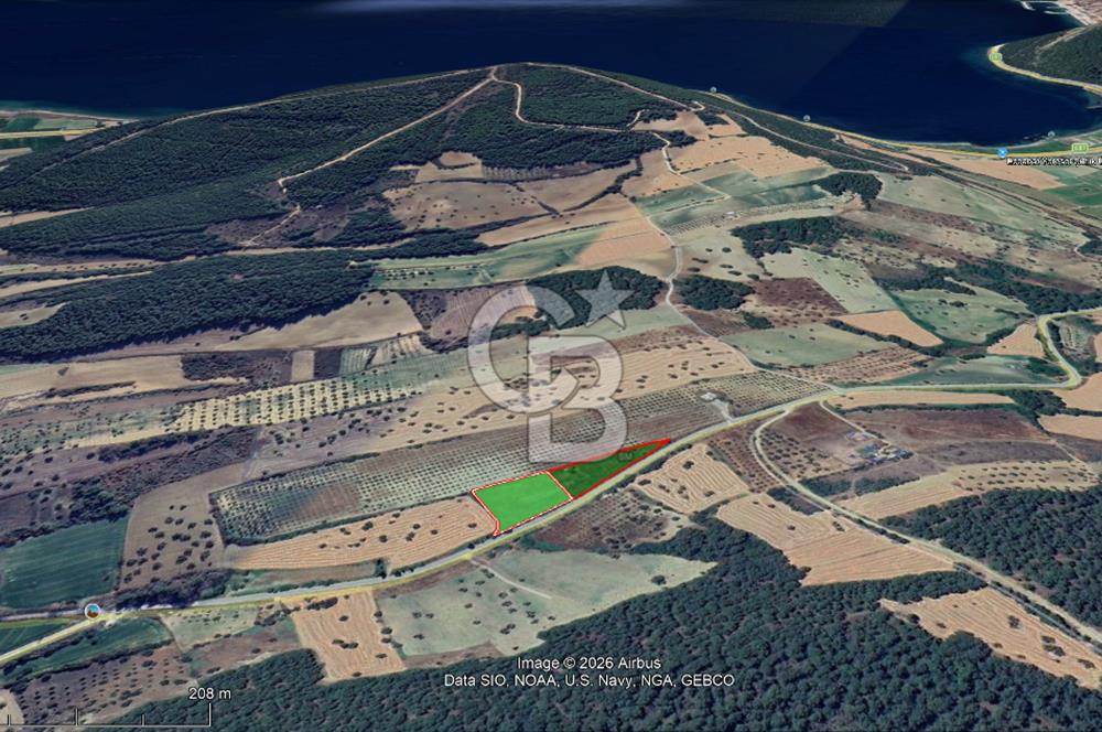 Çanakkale Eceabat Bigalı'da Denize yakın Asfalta Cepheli Kupon Tarla