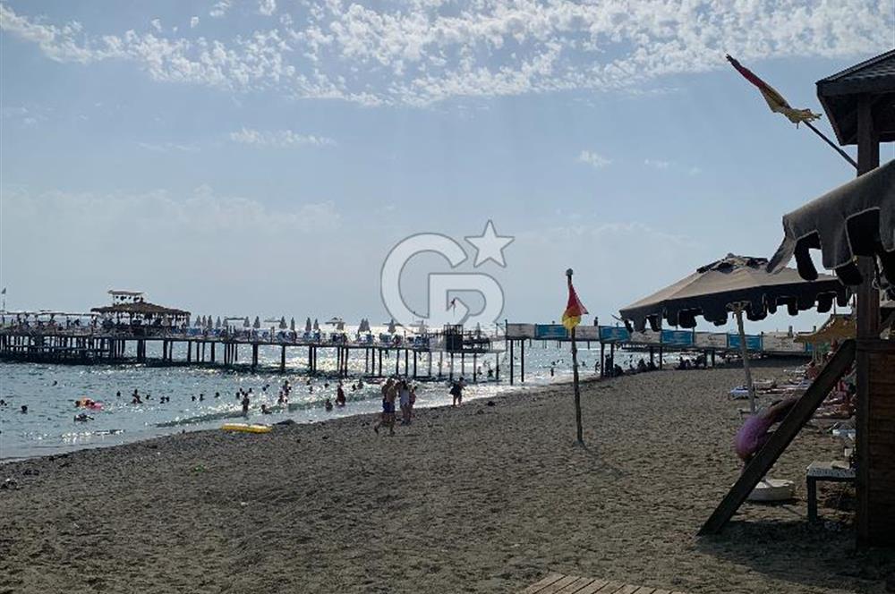 ALANYA KONAKLI | DENİZE SIFIR | ÖZEL PLAJLI SİTE | DENİZ MANZARALI |YENİLENMİŞ DAİRE