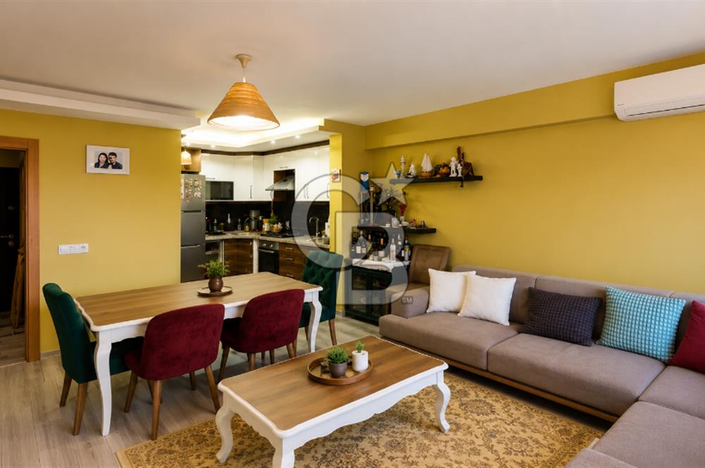 BAYRAKLI GÜMÜŞPALA MH. DENİZ MANZARALI ULAŞIM AVANTAJLI SATILIK 2+1 DAİRE